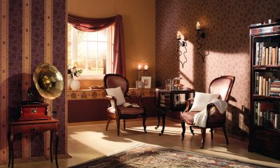 living room in stil vintage