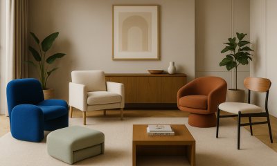 Care sunt tendințele în scaune de living pentru 2025 și cum le integrezi acasă?