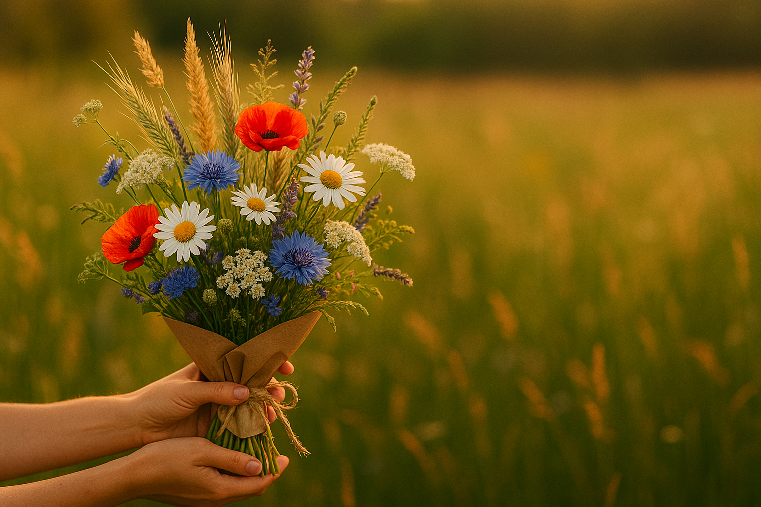 Ce flori din flora spontană pot fi folosite într-un buchet