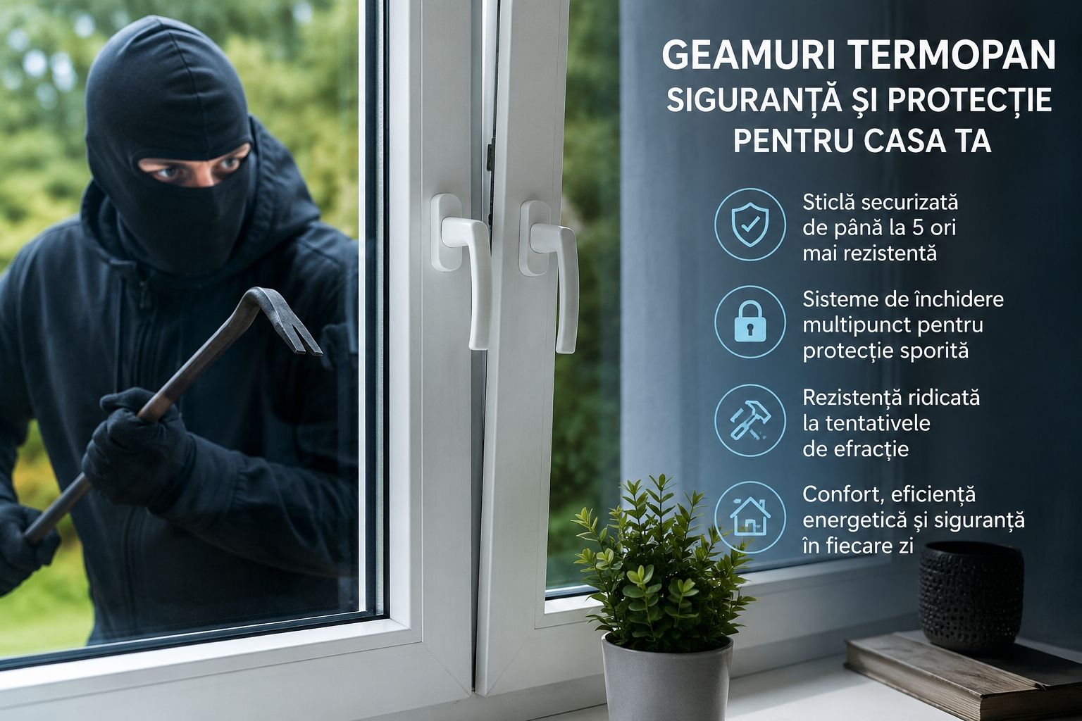 Sunt geamurile termopan sigure împotriva efracției?