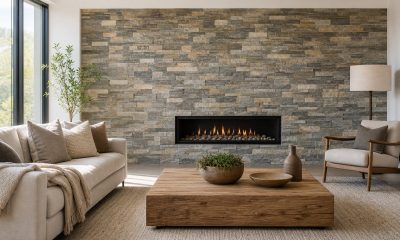 Riflaje decorative pentru living: idei pentru un perete de accent modern