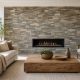 Riflaje decorative pentru living: idei pentru un perete de accent modern