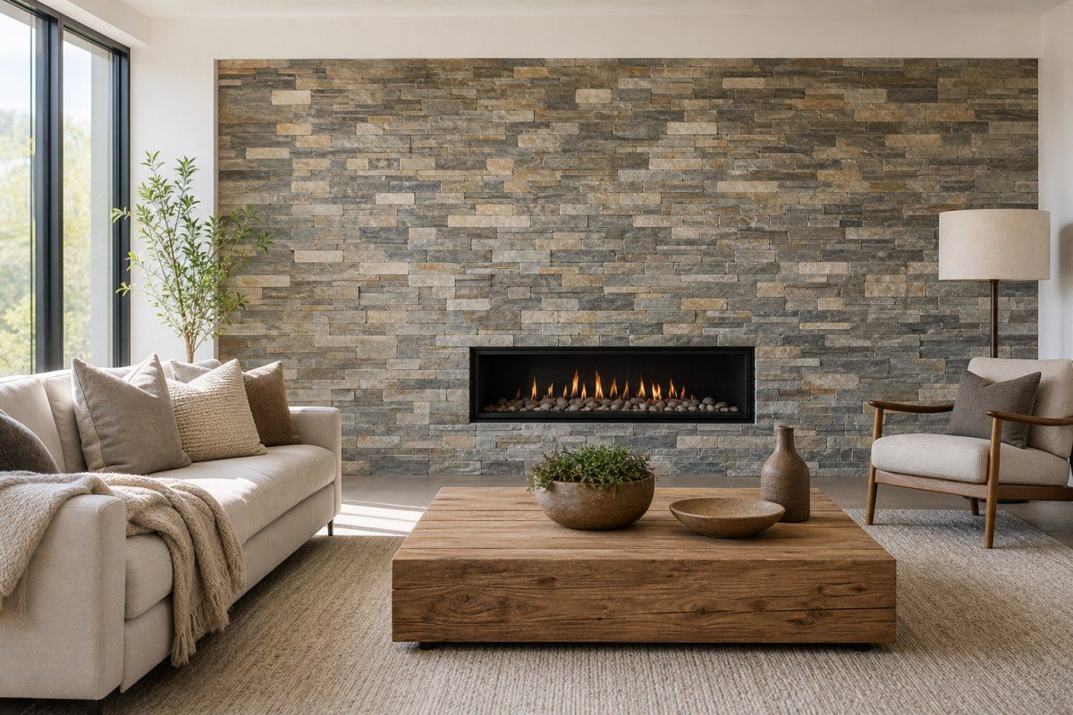 Riflaje decorative pentru living: idei pentru un perete de accent modern
